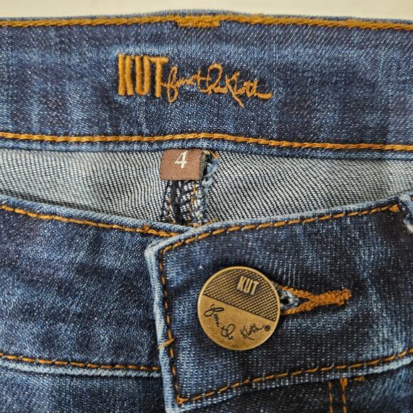 Kut From The Cloth Kathleen Slim Boyfriend Women's 5 Pocket Jeans Size 4 - Picture 2 of 12